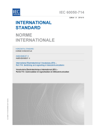 IEC 60050-714:1992/AMD4:2019