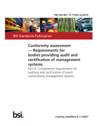 PD ISO/IEC TS 17021-4:2013