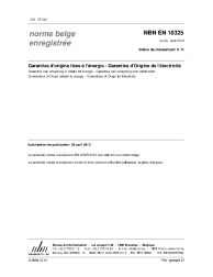 NBN EN 16325:2013