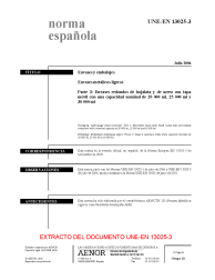 UNE-EN 13025-3:2006 (R2022)