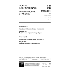 IEC 60050-221:1990/AMD2:1999