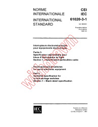 IEC 61020-3-1:1991
