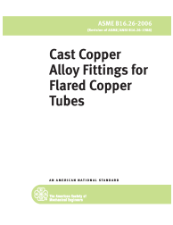 ASME B16.26-2006