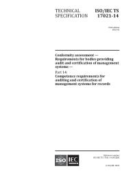 ISO/IEC TS 17021-14:2022