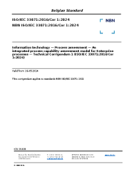 NBN ISO/IEC 33071:2016/Cor 1:2024