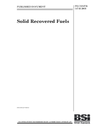 PD CEN/TR 14745:2003