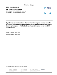 NBN EN ISO 13263:2017