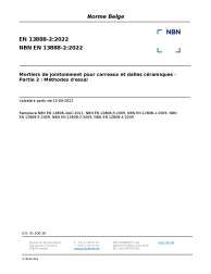 NBN EN 13888-2:2022