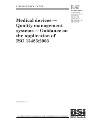 PD CEN ISO/TR 14969:2005