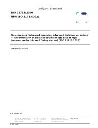 NBN ISO 21713:2021