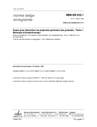 NBN EN 932-1:1996
