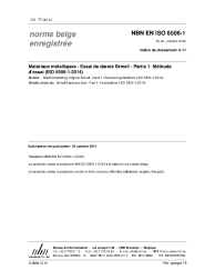 NBN EN ISO 6506-1:2014