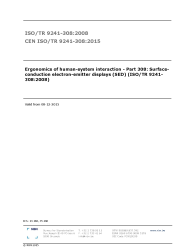 CEN ISO/TR 9241-308:2015