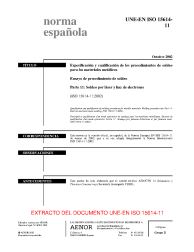 UNE-EN ISO 15614-11:2002 (R2008)