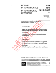 IEC 61010-2-020:1992/AMD1:1996