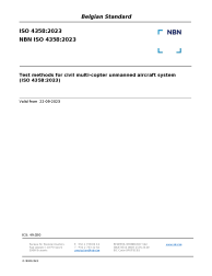NBN ISO 4358:2023