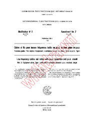 IEC 60189-3:1967/AMD2:1978