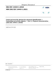 NBN ISO/IEC 14443-1:2021