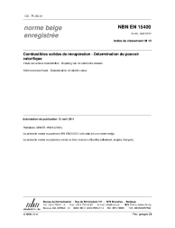 NBN EN 15400:2011
