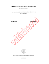 IEC 60094-2:1975/AMD1:1987