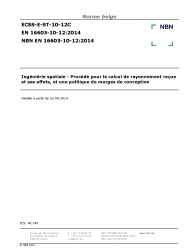 NBN EN 16603-10-12:2014