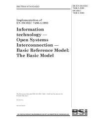 BS EN ISO/IEC 7498-1:1995