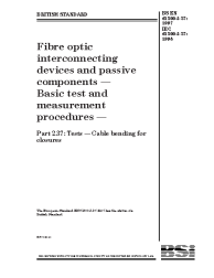 BS EN 61300-2-37:1997