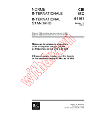 IEC 61161:1992+AMD1:1998 Consolidated