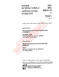 IEC 60335-2-15:1986/AMD3:1992