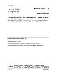 NBN EN 13232-3+A1:2011