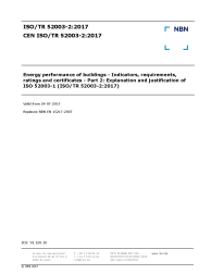 CEN ISO/TR 52003-2:2017