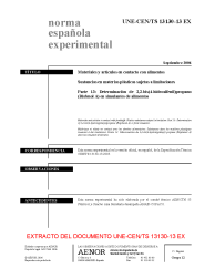 UNE-CEN/TS 13130-13:2006 EX