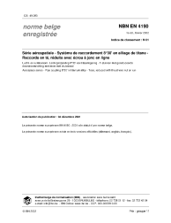 NBN EN 4190:2002