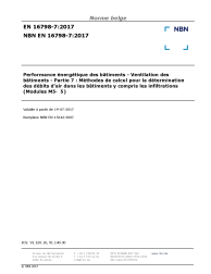 NBN EN 16798-7:2017