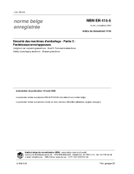 NBN EN 415-5:2006