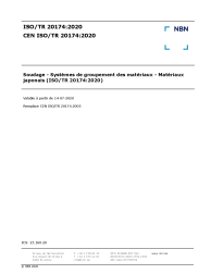 CEN ISO/TR 20174:2020