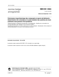 NBN EN 12865:2001