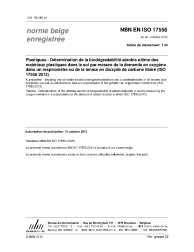 NBN EN ISO 17556:2012