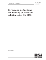 PD CEN/TR 14599:2005