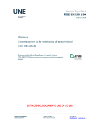 UNE-EN ISO 180:2024