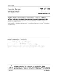 NBN EN 1598:2011