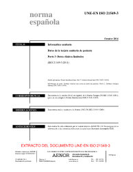 UNE-EN ISO 21549-3:2014