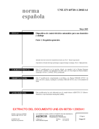 UNE-EN 60730-1:2003/A1:2005