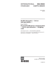 IEEE/ISO 11073-10415:2022