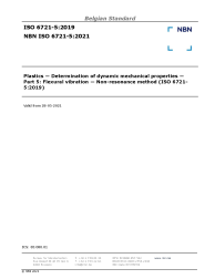 NBN ISO 6721-5:2021