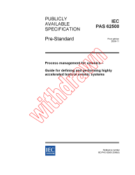IEC PAS 62500:2006
