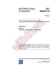 IEC 60598-2-8:1996+AMD1:2000 Consolidated