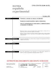 UNE-CEN/TS 13130-24:2006 EX