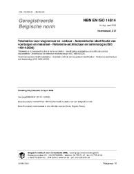 NBN EN ISO 14814:2006