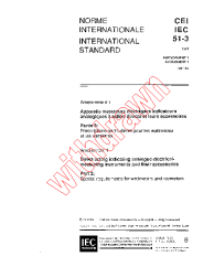 IEC 60051-3:1984/AMD1:1994